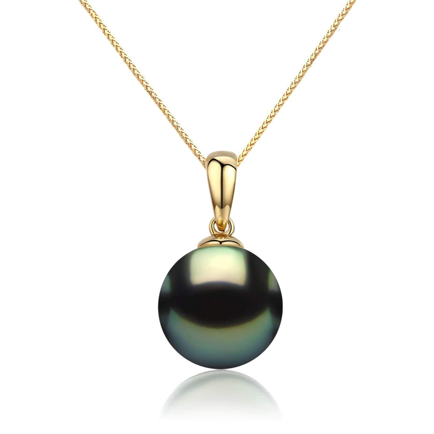 Beautiful Natural Tahitian pearl 2024 pendant necklace 18” B