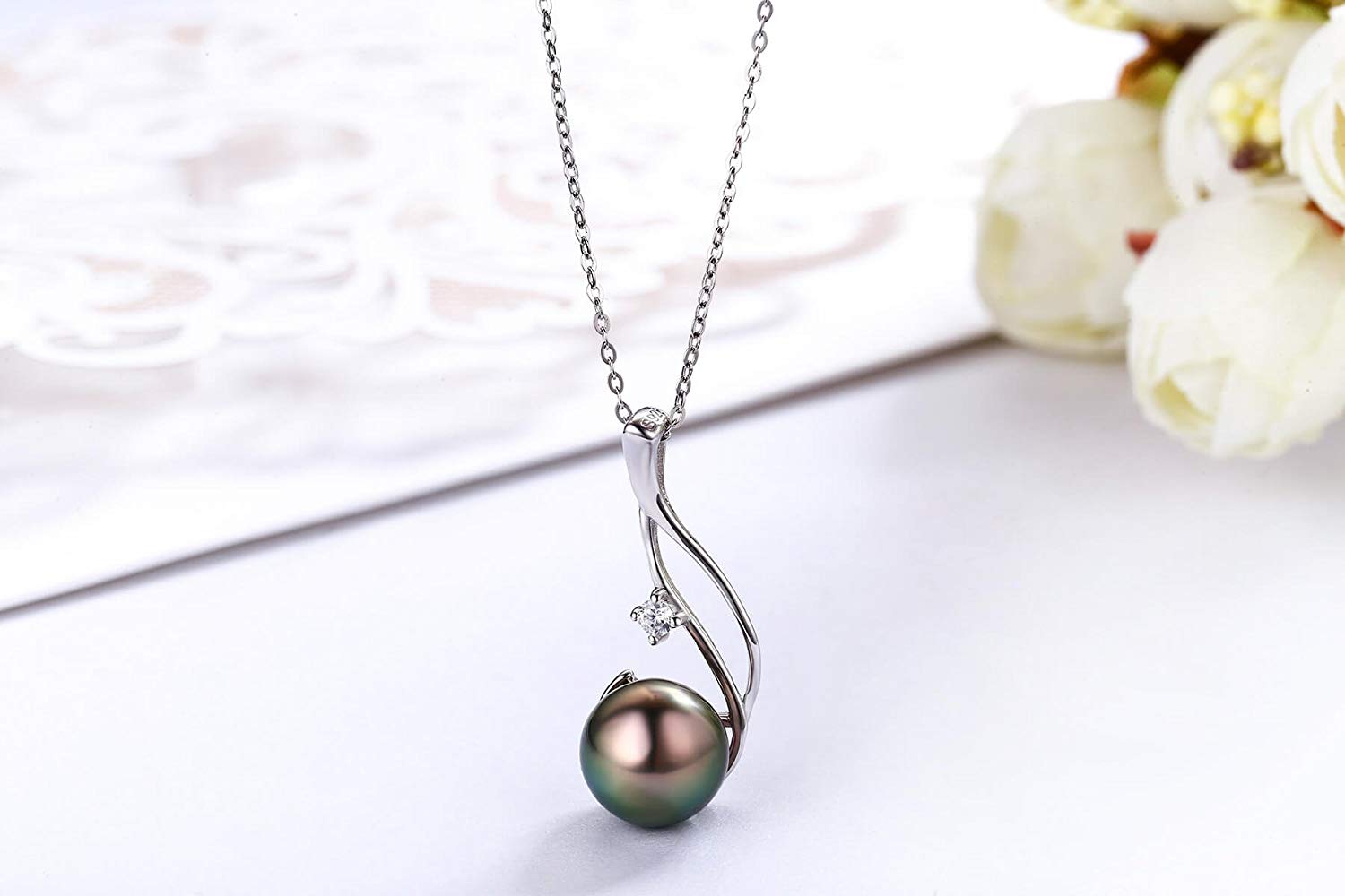 Genuine South Sea Tahitian Black Pearl Necklace – CHAULRI