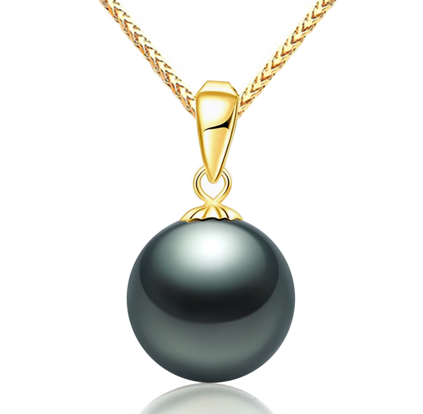 Tahitian black pearl pendant on sale necklace